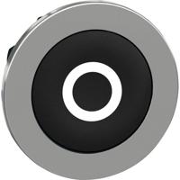 Schneider Electric ZB4FA232 ZB4FA232 Plat, Terugstelbaar (Ø) 30.5 mm O Chroom, Zwart 1 stuk(s) - thumbnail