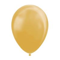 Globos Ballonnen metallic goud 30cm, 10st. - thumbnail