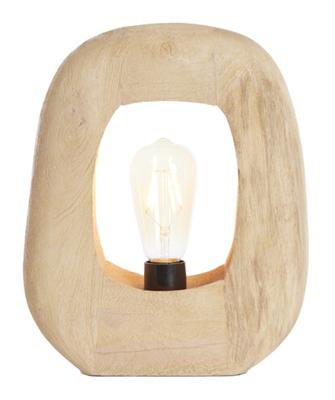 Light & Living Licht houten tafellampKelafo 24 x 30cm - 7041082