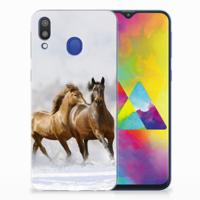 Samsung Galaxy M20 (Power) | TPU Hoesje | Paarden - thumbnail