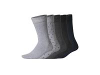 esmara 5 Paar sokken (Grijs/donkerblauw, 43-46) - thumbnail