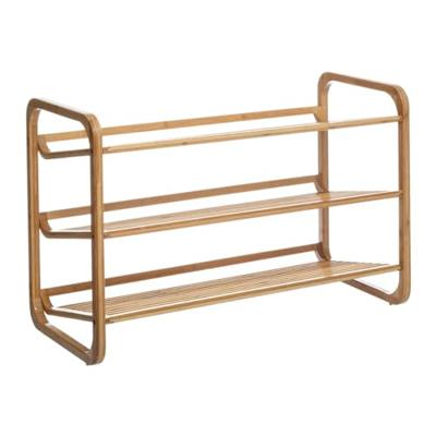 5Five Schoenenrek - bruin - bamboe - 9 paar schoenen - 74 x 50 cm 5Five Schoenenrek - bruin - bamboe - 9 paar schoenen - 74 x 50 cm