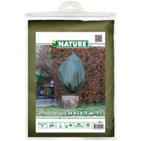 NATURE Winterafdekhoes met koord - Groen - thumbnail
