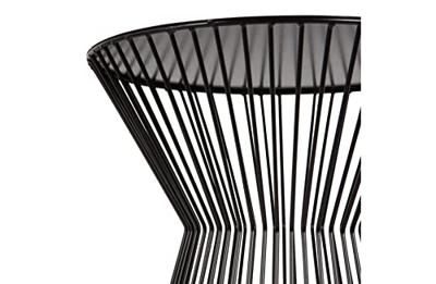 WOOOD Bijzettafel 'Suus' 35cm, kleur Zwart - thumbnail