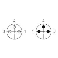 Lutronic 1133 Sensor/actuator aansluitkabel M8 Aantal polen (sensoren): 3 5.00 m 1 stuk(s) - thumbnail