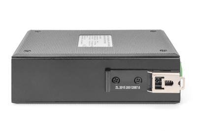 DIGITUS Professional DN-651106 - Switch - 4 x 10/100/1000 + 2 x Gigabit SFP - monteerbaar op DIN-rails, wandbevestiging - gelijkstroom DIGITUS Professional DN-651106 - Switch - 4 x 10/100/1000 + 2 x Gigabit SFP - monteerbaar op DIN-rails, wandbevestiging - gelijkstroom