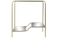 Bijzettafel DKD Home Decor Gouden Metaal Spiegel 50 x 50 x 55 cm - thumbnail