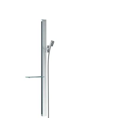 Hansgrohe Unica glijstang E 90 cm met doucheslang, wit/chroom