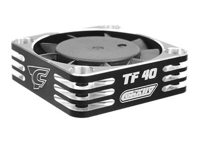 Team Corally - Ultra High Speed Cooling Fan - 40mm - Color Black/Silver