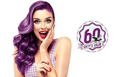 Hairgum Semi Permanent Color Sixty's Color Violet 60ml