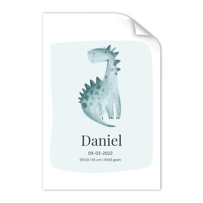 Geboorteposter ontwerpen - 50 x 70 cm