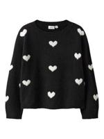 Name it winter sweater meisjes - zwart - regular fit, gebreid - NkfOna - thumbnail