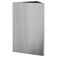 Plantenbakken 2 st driehoek 50x43x75 cm gegalvaniseerd staal - thumbnail