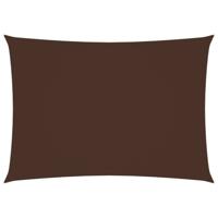 Zonnescherm rechthoekig 3,5x4,5 m oxford stof bruin - thumbnail