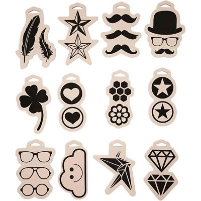 Foam stempel, afm 12x18 cm, dikte 15 mm, 12 stuk/ 1 doos