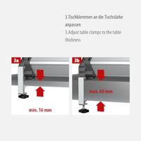 Brennenstuhl 1990500010 Bevestigingsset tafelplaat Spanbereik 16 tot 60 mm 2 stuk(s) - thumbnail