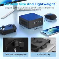 Intel NUC 13 Pro NUC13ANHi7 Arena Canyon: Core i7-1360P, 32GB RAM, 1TB SSD, Win 11 Pro. Mini PC 8K/4K, Gigabit Ethernet/WiFi-6/VESA, bedrijf/kantoor/thuis. - thumbnail