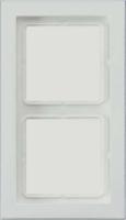 Jung LS Design Afdekraam Licht Grijs 2-voudig Duroplast - thumbnail