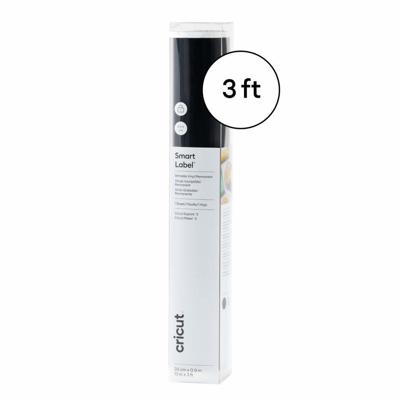 Cricut • smart label permanent writable vinyl 91x33cm black