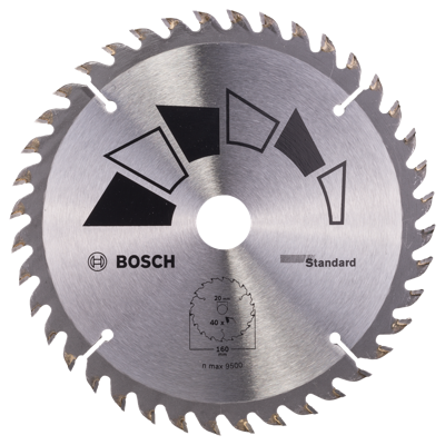 Bosch Accessoires Cirkelzaagblad Basic 160X22X20/16,T40 - 2609256811