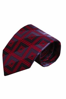 Massimo Valeri Rode zijden stropdas V49