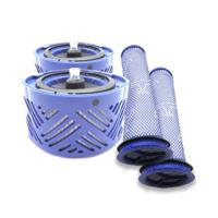 XD955 4 in 1 achterste filter kern + pre-filter voor Dyson V6 stofzuiger accessoires - thumbnail