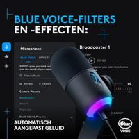 Logitech G Yeti GX Zwart Tafelmicrofoon - thumbnail