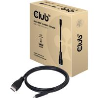 CLUB3D Micro HDMI© naar HDMI© 2.0 4K60Hz Kabel 1M - thumbnail