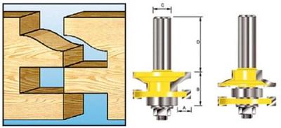 Makita Accessoires profiel/contrafrees+l. hm s8 - d-11900 Makita Accessoires profiel/contrafrees+l. hm s8 - d-11900