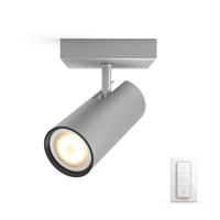 Philips Hue - Buratto Single Spot Incl. Remote Aluminium - White Ambiance - E - thumbnail