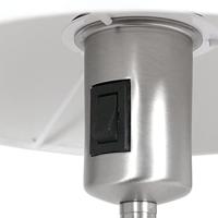 Mexlite Tafellamp noor 1563st staal - thumbnail