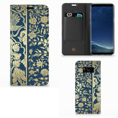 Samsung Galaxy S8 Plus Smart Cover Beige Flowers