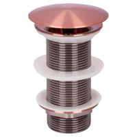 Differnz afvoerplug Mix & Match always open L rood koper - thumbnail