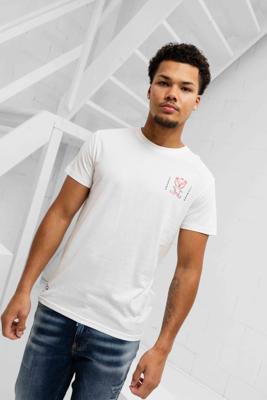 Iceberg Sun Spell T-Shirt Heren Wit - Maat S - Kleur: RoodWit | Soccerfanshop