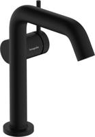 Hansgrohe Tecturis Wastafelmengkraan - 13.9cm uitloop - zwart mat 73341670 - thumbnail