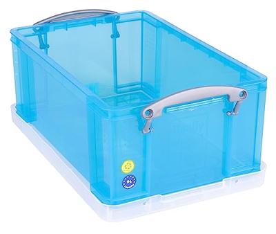 Really Useful Box opbergdoos 9 liter, transparant helblauw Really Useful Box opbergdoos 9 liter, transparant helblauw