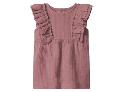 lupilu Mousseline baby jurk (Lichtroze, 62/68)