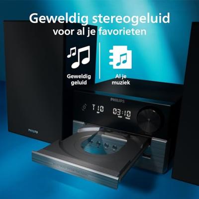Philips TAM3505M2/12 (DAB+) Stereo set Zwart