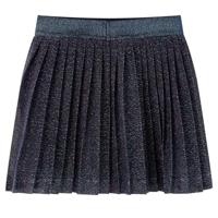 Kinderrokje met glitters 92 marineblauw - thumbnail