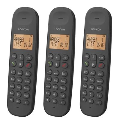 Logicom ILOA 350 Draadloze vaste telefoon zonder antwoordapparaat - Trio - Analoge & Dect-telefoons - Zwart