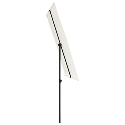 VidaXL Parasol met aluminium paal 2x1,5 m zandwit