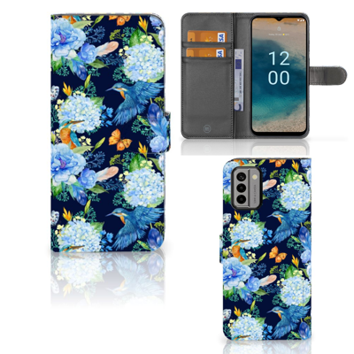 Telefoonhoesje | Met pasjeshouder | voor Nokia G22 IJsvogel