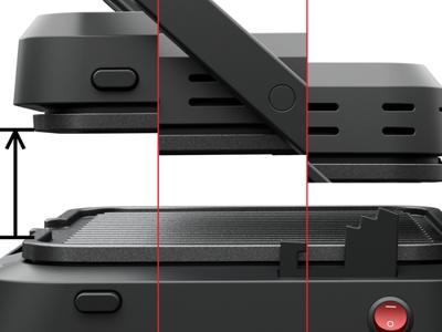 Tefal GC520D Contact grill Zwart - thumbnail