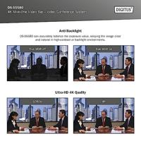 Digitus DS-55580 4K videoconferentiesysteem 3840 x 2160 Pixel Luidspreker, Microfoon, Snelle autotracking via AI, Standvoet, Stereomicrofoon, Voice tracking - thumbnail