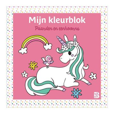 Mijn kleurblok: Paarden en eenhoorns (Paperback)