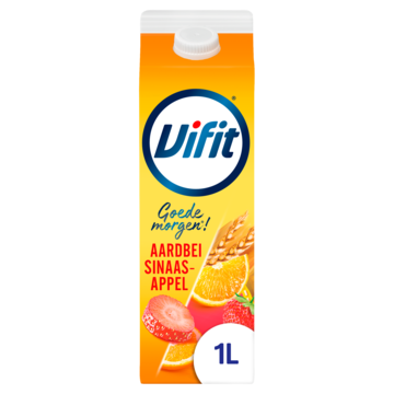 Vifit Goedemorgen! Zuiveldrink Aardbei/Sinaasappel 1L bij Jumbo
