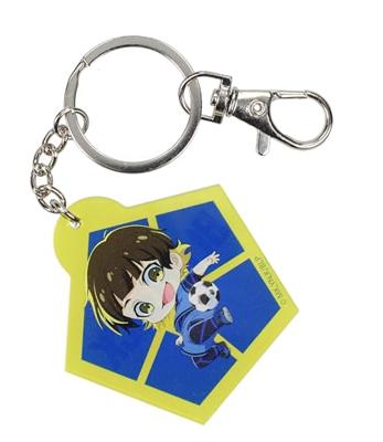 Blue Lock Acrylic Keychain Meguru Rachira Chibi Style 5 cm