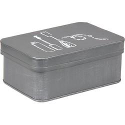 LABEL51 Make-Up opbergkist - Antiek grijs - - One Size