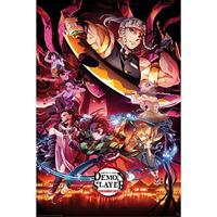 Poster Demon Slayer - Entertainment District 61x91,5cm - thumbnail
