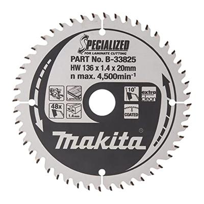 Makita Accessoires Cirkelzaagblad | Laminaat | 136X20X1,45 48T 10G - B-33825 Makita Accessoires Cirkelzaagblad | Laminaat | 136X20X1,45 48T 10G - B-33825